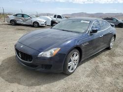 Salvage cars for sale at North Las Vegas, NV auction: 2014 Maserati Quattroporte S