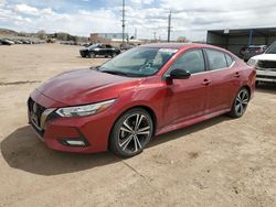 Salvage cars for sale from Copart Colorado Springs, CO: 2021 Nissan Sentra SR
