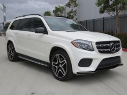 Salvage cars for sale from Copart Los Angeles, CA: 2017 Mercedes-Benz GLS 550 4matic