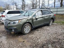 Salvage cars for sale at Central Square, NY auction: 2016 Subaru Outback 2.5I Premium