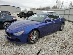 Maserati Ghibli S salvage cars for sale: 2015 Maserati Ghibli S