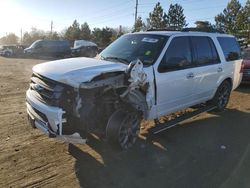 Salvage cars for sale at Denver, CO auction: 2017 Ford Expedition Limited