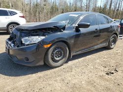 Salvage cars for sale from Copart Bowmanville, ON: 2017 Honda Civic EX