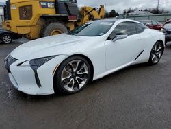 Salvage cars for sale from Copart Pennsburg, PA: 2018 Lexus LC 500