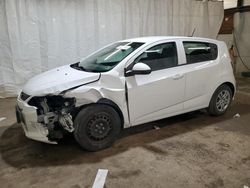 Salvage cars for sale from Copart Ebensburg, PA: 2017 Chevrolet Sonic