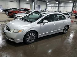 Honda salvage cars for sale: 2009 Honda Civic EX