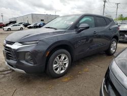 Salvage cars for sale from Copart Chicago Heights, IL: 2021 Chevrolet Blazer 1LT