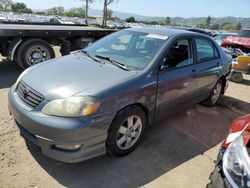 Salvage cars for sale from Copart San Martin, CA: 2007 Toyota Corolla CE