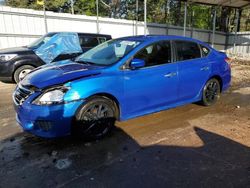 Salvage cars for sale at Austell, GA auction: 2013 Nissan Sentra S
