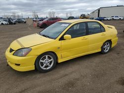 Salvage cars for sale from Copart Rocky View County, AB: 2005 Mitsubishi Lancer Ralliart