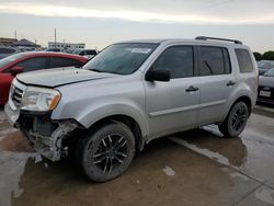 Salvage cars for sale at Grand Prairie, TX auction: 2013 Honda Pilot LX