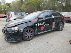 Salvage cars for sale from Copart Austell, GA: 2012 Mitsubishi Lancer GT