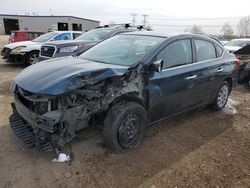 Salvage cars for sale from Copart Elgin, IL: 2017 Nissan Sentra S
