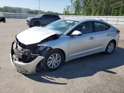 Salvage cars for sale at Dunn, NC auction: 2017 Hyundai Elantra SE