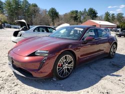 Salvage cars for sale at Mendon, MA auction: 2021 Porsche Taycan 4S