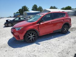 Salvage cars for sale at Prairie Grove, AR auction: 2017 Toyota Rav4 SE