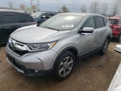 Salvage cars for sale at Elgin, IL auction: 2019 Honda CR-V EXL