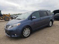 Vehiculos salvage en venta de Copart Kansas City, KS: 2017 Toyota Sienna XLE