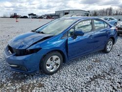 Honda Civic salvage cars for sale: 2015 Honda Civic LX