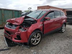 Salvage cars for sale at Hueytown, AL auction: 2015 Ford Escape Titanium