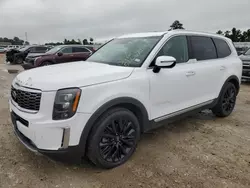 Salvage cars for sale at Houston, TX auction: 2021 KIA Telluride SX