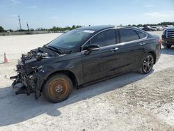 Salvage cars for sale from Copart Arcadia, FL: 2019 Ford Fusion Titanium