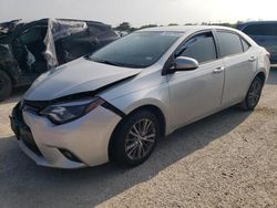 Salvage cars for sale from Copart San Antonio, TX: 2015 Toyota Corolla L