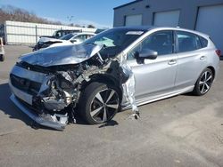 Salvage cars for sale at Assonet, MA auction: 2017 Subaru Impreza Sport