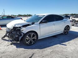 Nissan Sentra SR Vehiculos salvage en venta: 2021 Nissan Sentra SR