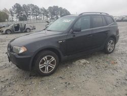 Salvage cars for sale at Loganville, GA auction: 2006 BMW X3 3.0I