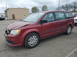 Salvage cars for sale from Copart Moraine, OH: 2016 Dodge Grand Caravan SE