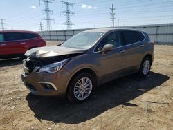 Salvage cars for sale at Elgin, IL auction: 2017 Buick Envision Preferred