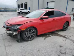 Salvage cars for sale at Tulsa, OK auction: 2020 Honda Civic Sport