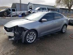Salvage cars for sale from Copart Albuquerque, NM: 2014 Dodge Dart Limited