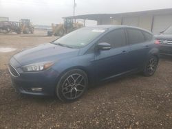 Salvage cars for sale at Temple, TX auction: 2018 Ford Focus SEL