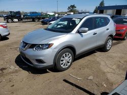 Salvage cars for sale from Copart Woodhaven, MI: 2016 Nissan Rogue S