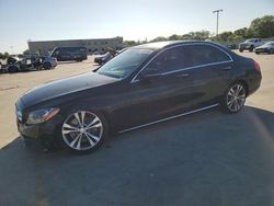 Salvage cars for sale at Wilmer, TX auction: 2016 Mercedes-Benz C300