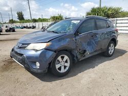 Salvage cars for sale at Miami, FL auction: 2014 Toyota Rav4 XLE