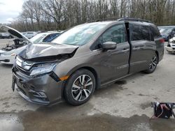 Salvage cars for sale from Copart Glassboro, NJ: 2018 Honda Odyssey Elite