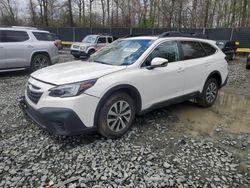 Salvage cars for sale from Copart Waldorf, MD: 2022 Subaru Outback Premium