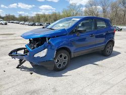 Salvage cars for sale at Ellwood City, PA auction: 2022 Ford Ecosport S