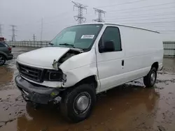 Salvage cars for sale from Copart Elgin, IL: 2006 Ford Econoline E350 Super Duty Van