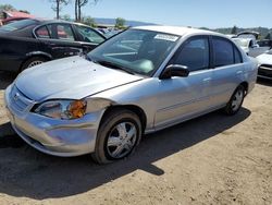 2002 Honda Civic LX en venta en San Martin, CA