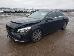 Salvage cars for sale from Copart Elgin, IL: 2018 Mercedes-Benz CLA 250 4matic