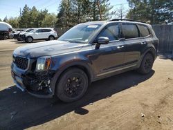 Salvage cars for sale at Denver, CO auction: 2023 KIA Telluride SX