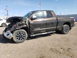 Salvage cars for sale from Copart Greenwood, NE: 2018 Toyota Tundra Double Cab Limited