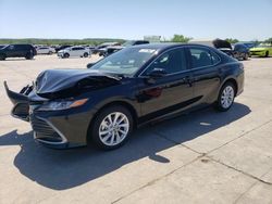 Salvage cars for sale at Grand Prairie, TX auction: 2024 Toyota Camry LE