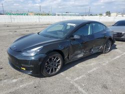 Salvage cars for sale at Van Nuys, CA auction: 2022 Tesla Model 3