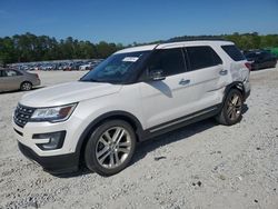 Salvage cars for sale from Copart Ellenwood, GA: 2017 Ford Explorer Limited