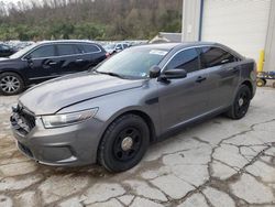 Salvage cars for sale from Copart Hurricane, WV: 2015 Ford Taurus Police Interceptor